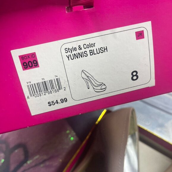 Candies Y2K-2010 Nude Heels size 8 women's - Picture 2 of 7